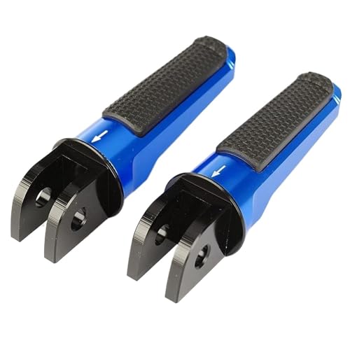 Motorrad-Pedalhalterung Motorrad-Vorderpedal-Fußrasten Sind Für Suzuki GSXR600 GSXR750 GSXR1000 GSX-S125 SV650 DL250 V-STROM B-KING Geeignet Fußstützenhalterung(Blue)