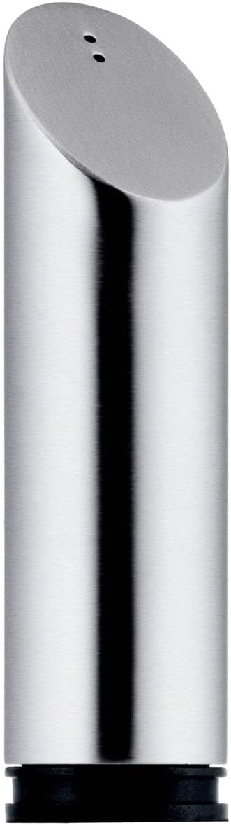 WMF TwoinOne Salt and Pepper Shakers Set of 2 Small Salt and Pepper Shakers, Cromargan Matte Stainless Steel, Dishwasher Safe, Grey Single