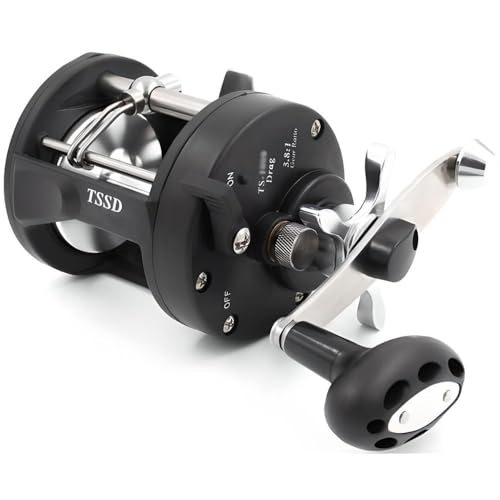 Carretilha Manivela Direita Alumínio Perfil Alto 3000 - Deyu