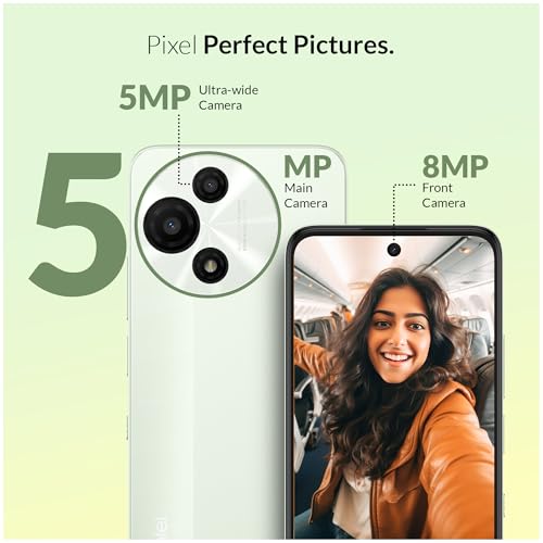 Image of Alcatel V3 Pro 5G (Matcha Green, 8GB+256GB) | India's 1st Patented NXTPAPER Superior Display | 50MP AI Dual Camera | NFC, 2TB Expandable Memory | Gemini in-Built | with Charger