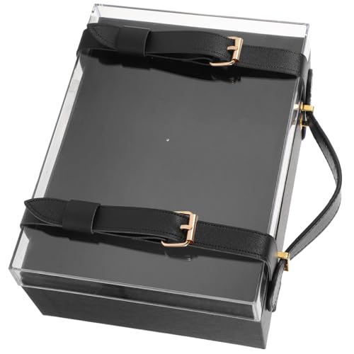 COLLBATH Groomsmen Box Acrylic Wedding Box Lid Ideal for Birthday Holidays Special Events