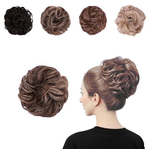 Juvabun Messy Bun 2.0 Brownish Blonde Messy Bun Hair Extension