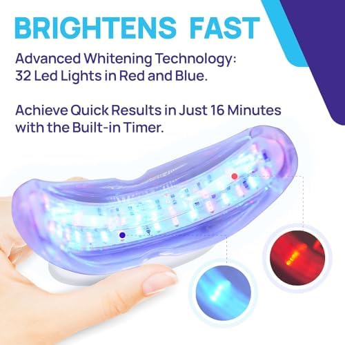 Premium Teeth Whitening Kit for Sensitive Teeth | 32X Dual LED Lights, Teeth whitening Pens (3) and with Remineralizing Pen (1) | Tooth Stain Remover | Enamel Safe - Thumbnail 3