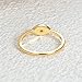 CZ Eye Promise Band Ring for Women Gold-Tone Dainty Cute Crystal Evil Statement Stackable Finger Rings Comfort Fit Fashion Birthday Wedding Holiday Jewelry Gift (6)