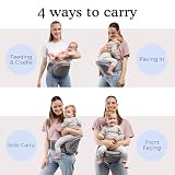 Beco Gemini Hip Seat™ nosidełko dla niemowląt - 4 w 1, łatwe w użyciu nosidełko biodrowe, regulowane nosidełko dla nowor