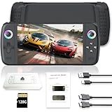 New M27 Handheld Game Console,Built-in 128G with 30000 games,Linux System,7-inch big IPS Screen,Portable Pocket Mini Arcade,HD Output (Black,128G)