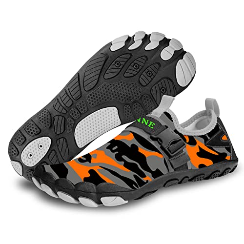 N/A Men Water Sports Shoes Outdoor Quick-Drying Water Shoes Women Lightweight Breathable Barefoot Beach Shoes New Upstream Shoes (Color : Blue, Size : 45) #TOP17