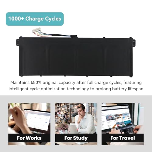 Plus de coupure avec la batterie AP19B5L pour Acer Aspire et Vero - 7