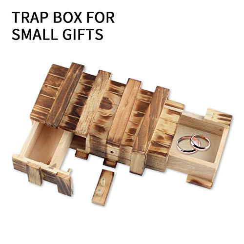 Secret Puzzle Box For Adults Magic Money Holders For Adults And Card Wooden Secret Compartments Gift Cards Case Holder Japanese Puzzle Boxes Case Gifts #TOP5