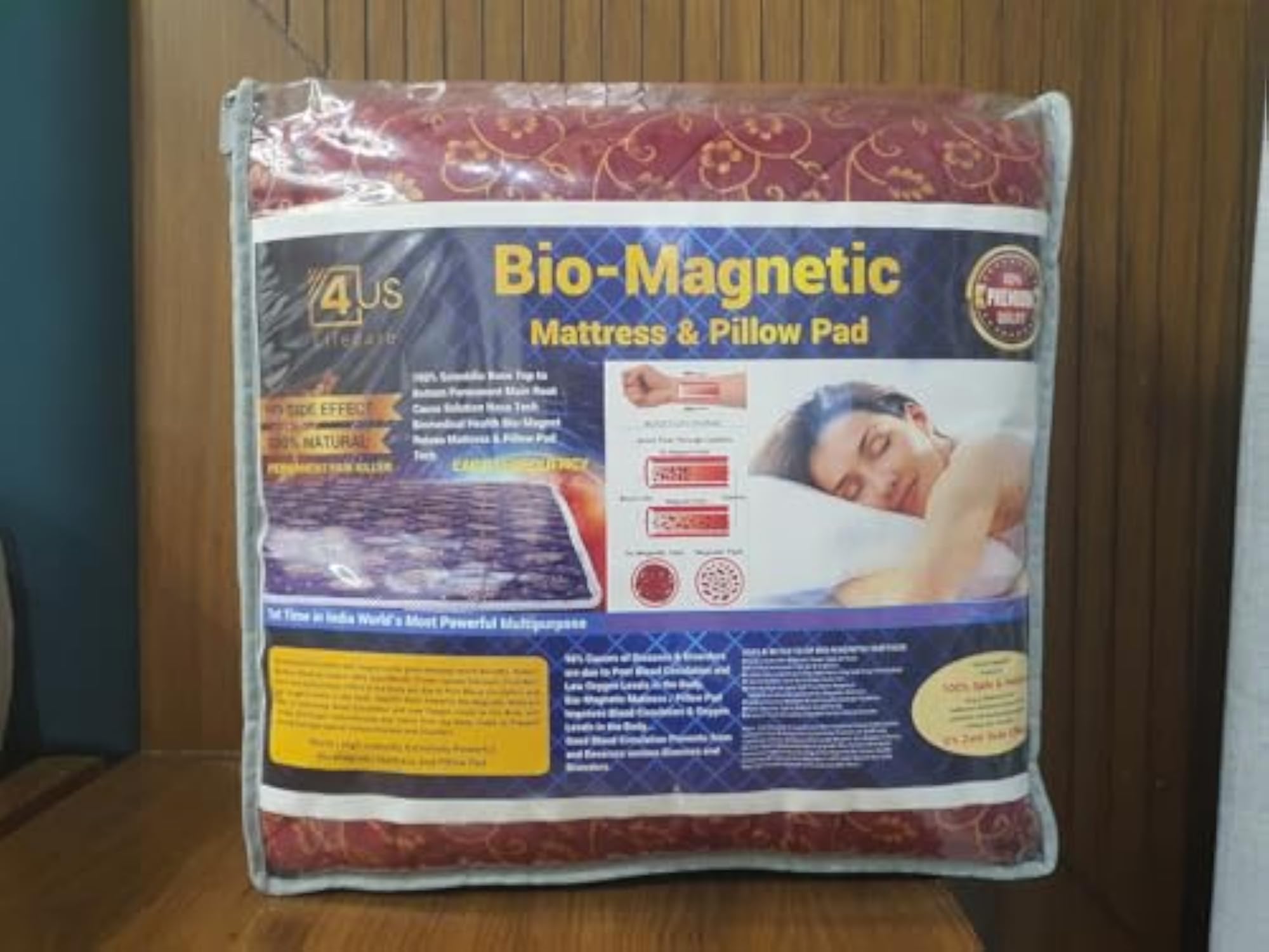 Bio Magnetic Mattress Topper/Pad with Pillow Pad