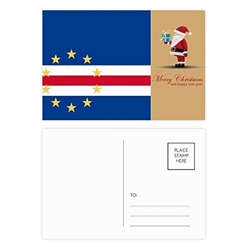Cartes postales drapeau du Cap-Vert lot de 20 pour écrire sans bavure