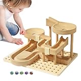 Marmor-Hinweise, Holzpuzzle | Murmelbahn Puzzle-Bahn - Achterbahn-Modellbausatz...