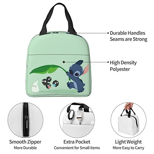 Cartoon Lunch Bag Reusable Cute Lunch Box Insulated Tote Bag For Travel Picnic Office Outdoor Gift #TOP2