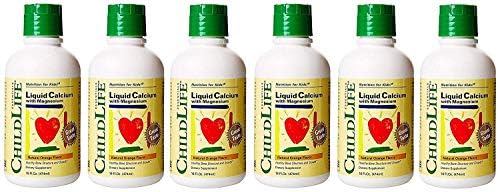 Child Life Essentials - Liquid Calcium/Magnesium 16 fl oz (Pack of 6)