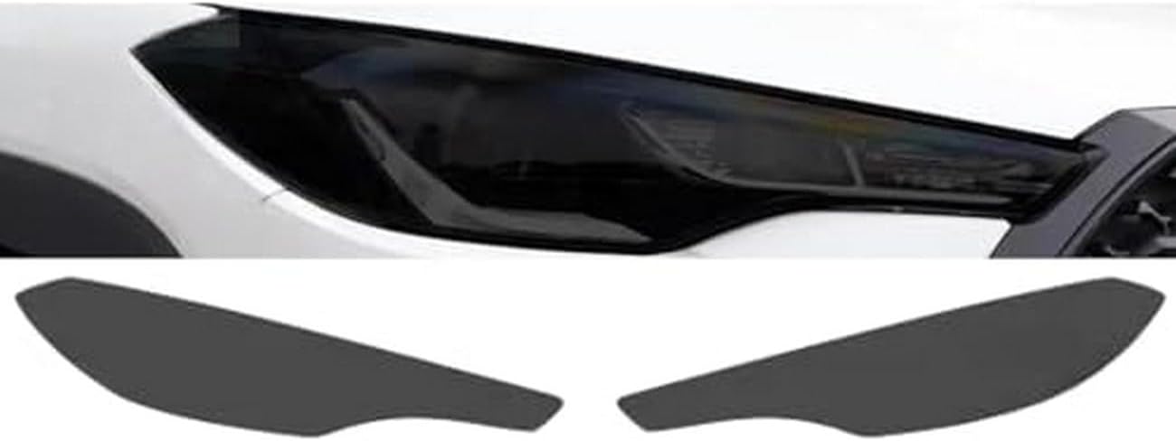 Car Light Tint Film for Toyota Corolla Cross GX10 2022-2024, Car Headlight Film Blackened Front Lamp Tint Film Ppf TPU Sticker
