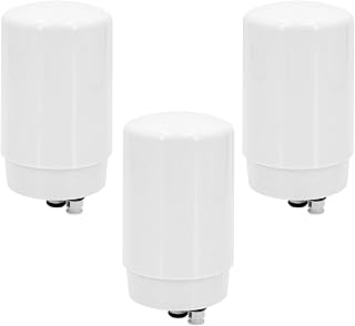 Faucet Filter Replacement Compatible with Brita On Tap Water Filtration System, Brita 36311 On Tap Faucet Water Filtration System, Brita FR-200, FF-100 Replacement Filters, White--3 Pack
