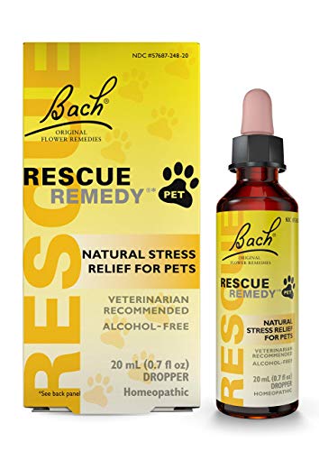 Bach-RESCUE-Remedy-PET-Dropper-20mL-Natural-Stress-Relief-Calming-for-Dogs-Cats-Other-Pets-Homeopathic-Flower-Essence-Thunder-Fireworks-Travel-Separation-Sedative-Free Bach RESCUE Remedy PET Dropper 20mL Natural Stress Relief Calming for Dogs Cats Other Pets Homeopathic Flower Essence Thunder Fireworks Travel Separation Sedative Free