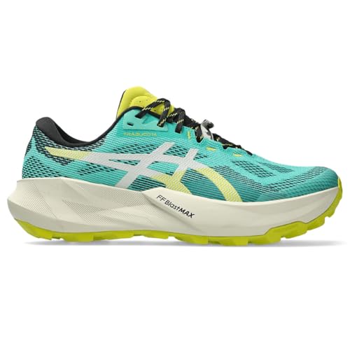 Asics Trabuco 14 Shoes Green Yellow SS26, Size 44,5 - Eur - 3