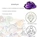 Erliway Deep Amethyst Raw Crystals, Large 2''-3'' Healing Crystals Natural Rough Stones Crystal for Tumbling, Cabbing, Fountain Rocks, Decoration, Polishing, Wire Wrapping, Wicca & Reiki
