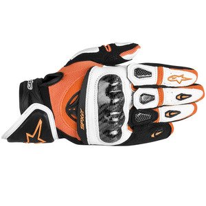 Alpinestars バイクグローブ 黒/オレンジ/白 Amazon | alpinestars(アルパインスターズ)バイクグローブ