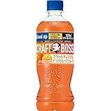 サントリー クラフトボス ブラッドオレンジ＆ピンクグレープフルーツ 果汁入り ビタミン クエン酸 ナイアシン 500ml×24本