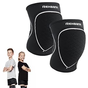 Rehband Knieschoner Kinder 1 Paar Schwarz