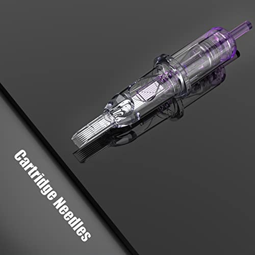 Image of Wormhole Tattoo Cartridge Needles, 20pcs 7F Disposable Tattoo Needle Cartridges Standard 7 Flat Shader for Tattoo Pen Tattoo Cartridge Machine Permanent Makeup Tattoo Supplies (1207F)