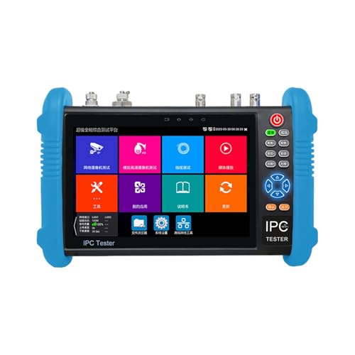 Monitor de prueba CCTV, IPC-9800 Pro 8MP AHD TVI CVI Tester Monitor De Pantalla Táctil IPS CCTV Con HD-TVI HD-CVI SDI IP,Mini herramienta de prueba de monitor portátil