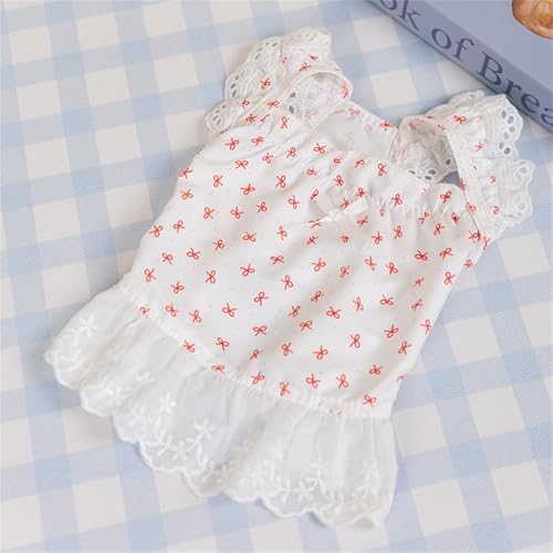 Roupas de cachorro PP para cães pequenos, primavera verão, vestidos de gato, camisetas fofas, pijama
