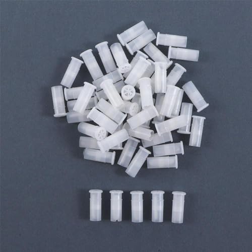 Kopida 100 Pcs Squeaker Reed Shoes Toy Repair Noise Maker Insert Replace, Plastic Toy Whistle DIY Accessories