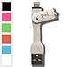 iZapp Lightning to USB Keychain Cable for Apple iPhone 6, iPhone 6 Plus, 5, 5S, 5C, iPad Air, Mini, iPod Touch, Nano (White)