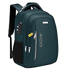 Mochila Bolsa Masculina Feminina Notebook Anti Furto Reforçada Semi Impermeável Escolar Faculdade Trabalho Viagem Resistente Executiva Cabo De Aço Saída Usb SAÍDA Fone DE OUVIDO (Verde)