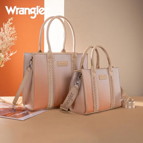 Image of Montana West x Wrangler Tote Bags Purses for Women Work Top-Handle Handbags with Strap