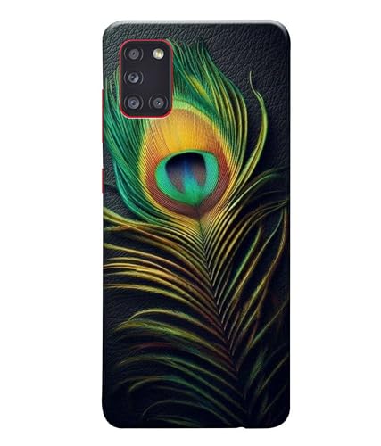 Image of Peacock Feather Mor Pankh Printed Hard Back Case Cover Compatible for Samsung Galaxy S20 (Multicolor) - D1671