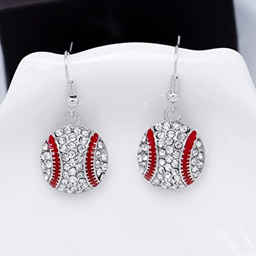 Baseball Earrings for Women Sports Drop Dangle Earrings Baseball Stud Earring for Sport Lover Jewelry Gifts4