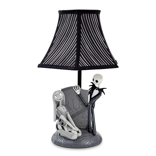 Image of Nightmare Before Christmas Tim Burton's The Jack and Sally 15 Inch Table Lamp