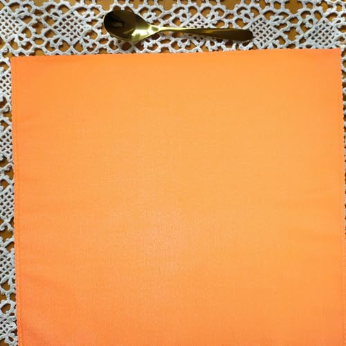 Regala estilo con Servilletas Reutilizables de Algodón Naranja para ocasiones formales 8