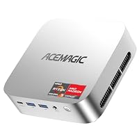 ACEMAGICIAN K1 Mini PC, 8GB DDR4 256GB SSD, AMD Ryzen R2544 (Besser als 4300U, bis zu 3,7 GHz), Win11 Pro Micro Desktop Computer, HDMI+DP+Type-C, USB3.2×6 für Business Office & Heimkino – Ansicht 1