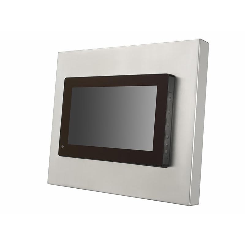Image of 892GFC 8 Inch Sunlight Readable IP65 Front Capacitive Touchscreen Monitor, 2 HDMI, USB-C, 1280 x 720, 1000 Nits, VESA 75mm, 9V-36V DC