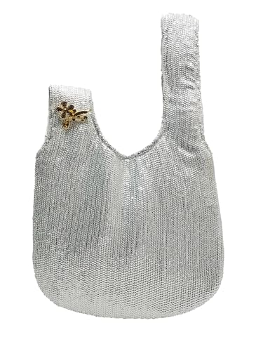 Image of Signature Potli Bag for Women - Sequin Knot Detail | Wedding & Cocktail Festive Statement Ethnic Handbag