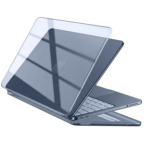 EooCoo ケース用のMacBook Neo クリスタルクリアケース Apple Neo 13インチ (A18 Pro 2026年モデル A3404) クリアカバー - インディゴクリアの商品画像（Amazon）