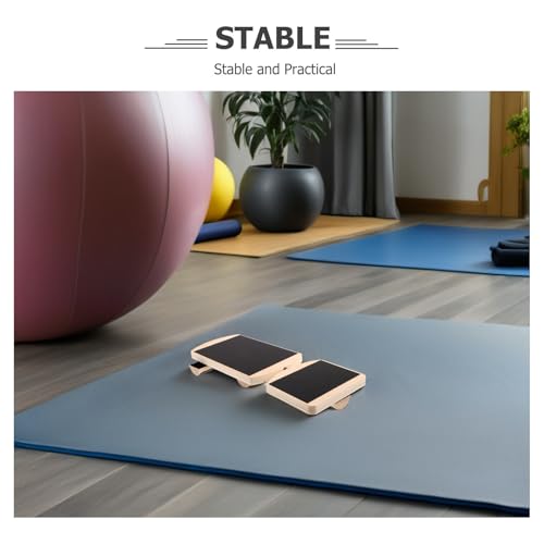 Tabla de madera para tobillo, ideal para estiramiento de pantorrillas en el gimnasio 3