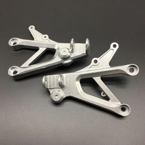 Support de repose-pieds CBR600 F4I finition argentée - 5