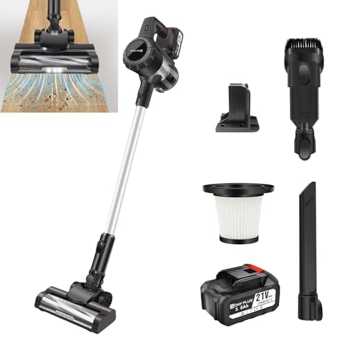 Briefness 140W Stabstaubsauger Kabellos 15000pa