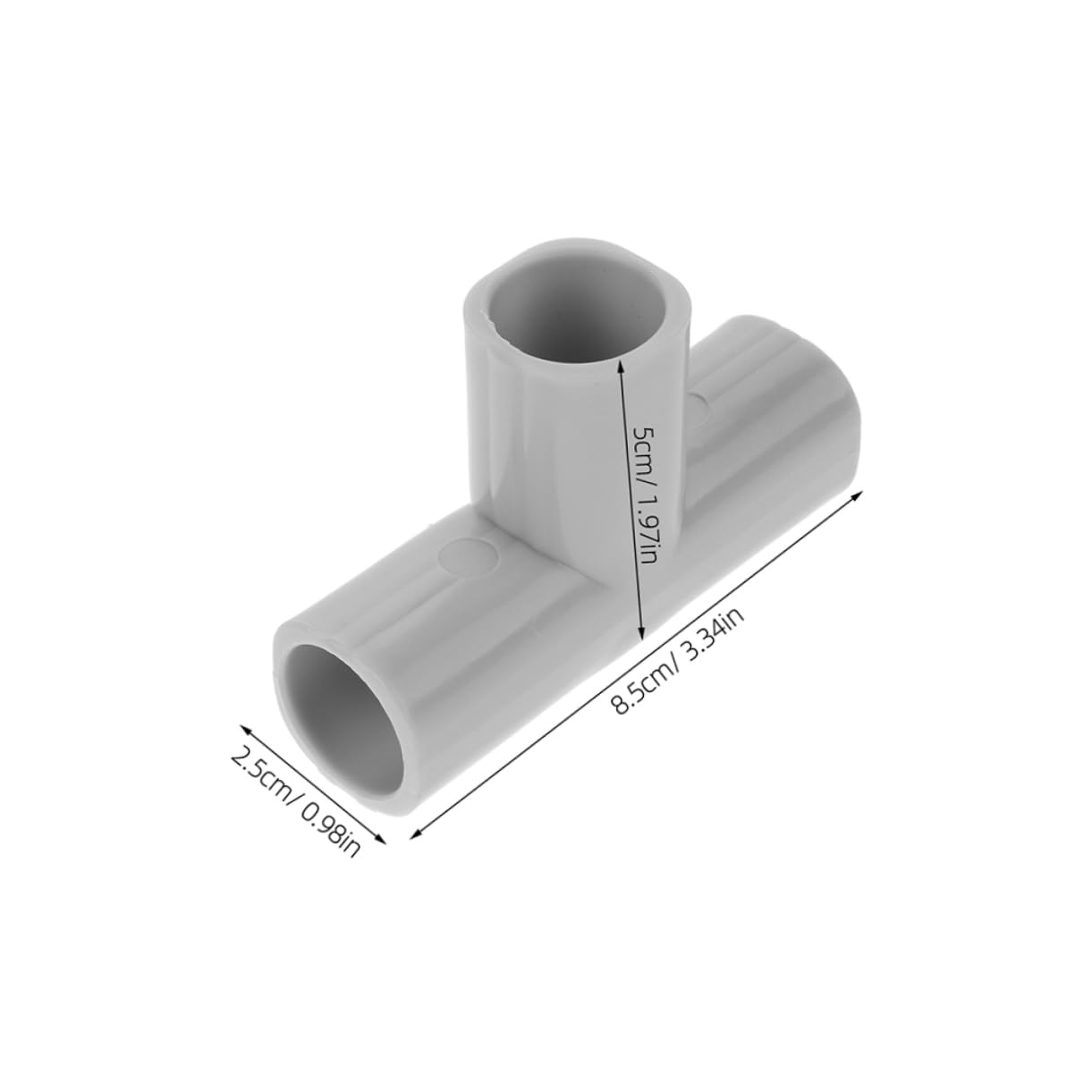IWOWHERO Standard Water Supply Fittings PVC Pipe Fitting Connectors for Gate Banister Adapter