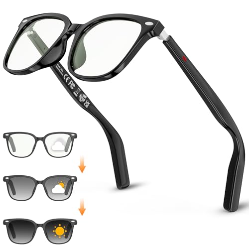 Lunettes intelligentes femmes hommes, 32g légères...