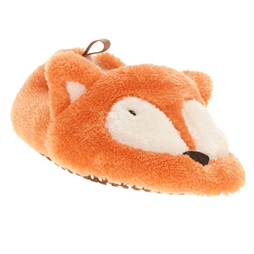 Holiday Infant Boys & Girls Plush Orange Fox Slippers Baby Prewalk Shoes 2