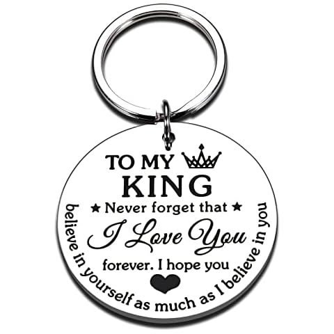 SYGUNAR Husband Valentines Gifts from Wife I Love You Keychain Husband Birthday Gift Anniversary Birthday Engagement Wedding Christmas Gifts for Him Fiance Groom Boyfriend from Her Wife Girlfriend Cover