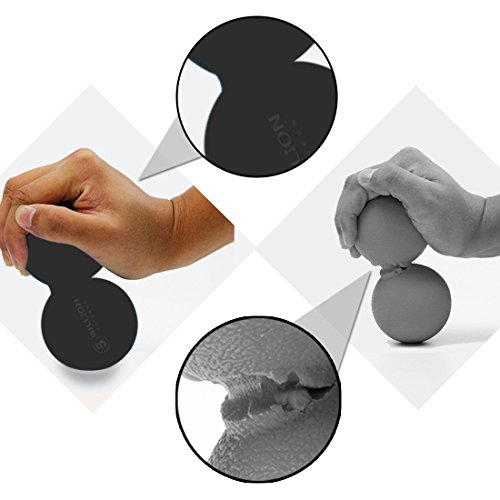 5BILLION Peanut Massage Ball - Double Lacrosse Massage Ball & Mobility Ball for Physical Therapy - Deep Tissue Massage Tool for Myofascial Release, Muscle Relaxer, Acupoint Massage (Black) - Thumbnail 5