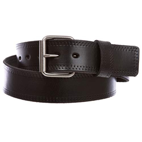 Ceinture en cuir de vachette pour sublimer vos jeans denim lors de vos sorties week-end